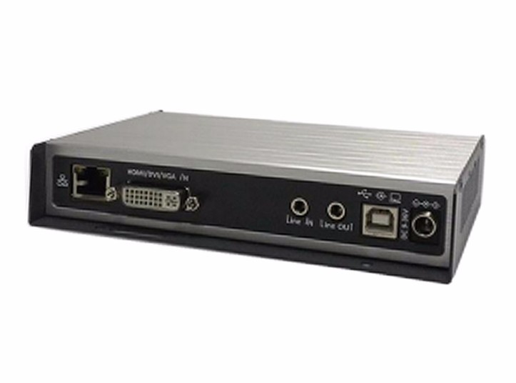 宜坤（EAKUN）DVI-I KVM延长器，USB 2.0，音频 & 麦克风，RS232串口